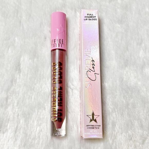 NIB Jeffree Star Supreme Full Pigment Lip Gloss Tea Bag Full Size 5.10ml - Picture 2 of 8